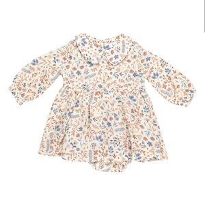 Angel Dear | Western Floral Dress with Peter Pan Collar